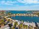 Aerial showing waterfront homes, bridge and bay at 2601 Bay Blvd, Indian Rocks Beach, FL 33785