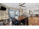 Bright dining room with hardwood floors and an open concept floor plan at 2601 Bay Blvd, Indian Rocks Beach, FL 33785