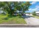 Ranch-style home with carport, mature landscaping, and spacious driveway at 604 Danube Ave, Tampa, FL 33606