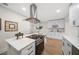 Modern kitchen island with a cooktop and ample counter space at 7516 38Th N Ave, St Petersburg, FL 33710