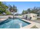 Pool and patio area with attached shed at 7516 38Th N Ave, St Petersburg, FL 33710