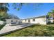 Large pool with patio and grassy backyard at 7516 38Th N Ave, St Petersburg, FL 33710