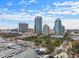 Aerial view of cityscape, marina, and waterfront at 100 Beach Ne Dr # 1501, St Petersburg, FL 33701