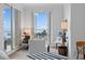 Bedroom with stunning water views at 100 Beach Ne Dr # 1501, St Petersburg, FL 33701