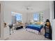 Bedroom with city views and a comfortable bed at 100 Beach Ne Dr # 1501, St Petersburg, FL 33701