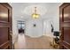 Bright and spacious entryway with hardwood floors at 100 Beach Ne Dr # 1501, St Petersburg, FL 33701