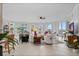 Open living space with comfy seating and city views at 100 Beach Ne Dr # 1501, St Petersburg, FL 33701