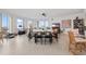 Spacious living room with water views and tile floors at 100 Beach Ne Dr # 1501, St Petersburg, FL 33701