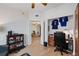 Bright home office with built-in shelving and desk at 100 Beach Ne Dr # 1501, St Petersburg, FL 33701