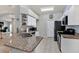 Kitchen features granite countertops and stainless steel appliances at 10618 Foxcrest Way, Riverview, FL 33569