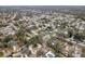 Aerial view of homes and landscape at 11592 110Th Ter, Seminole, FL 33778