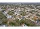 Wide aerial view of a residential neighborhood at 11592 110Th Ter, Seminole, FL 33778