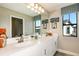 ' bathroom with double vanity and playful decor at 14814 Paddock Pond Ave, Lithia, FL 33547