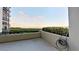 Private balcony offering scenic waterfront views at 1501 Gulf Blvd # 104, Clearwater Beach, FL 33767