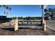Entrance sign for Bay Park on Sand Key in Clearwater at 1501 Gulf Blvd # 104, Clearwater Beach, FL 33767