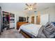 Bedroom with large closet and TV at 1621 Eagle Creek Dr, Clearwater, FL 33764