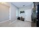 Bright entryway with tiled floor and built-in shelving at 1621 Eagle Creek Dr, Clearwater, FL 33764
