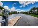 Gated entrance to the community at 1621 Eagle Creek Dr, Clearwater, FL 33764