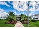 Landscaped walkway to the community pool at 1621 Eagle Creek Dr, Clearwater, FL 33764