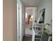 Clean hallway with access to bedrooms at 2003 Greenbriar Blvd # 11, Clearwater, FL 33763