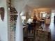 Living room with view into dining area at 2003 Greenbriar Blvd # 11, Clearwater, FL 33763