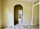 A hallway view of a bathroom at 4293 Shrimp Ln, North Port, FL 34286