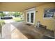 Back porch entrance with double doors at 619 Glenoak N St, St Petersburg, FL 33703