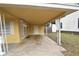 Covered carport with access to the house at 619 Glenoak N St, St Petersburg, FL 33703