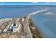 Aerial view showcasing building and surrounding area at 7 Elgin Pl # 208, Dunedin, FL 34698