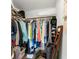 Spacious walk-in closet with ample shelving and hanging space at 7 Elgin Pl # 208, Dunedin, FL 34698