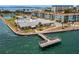 Fishing pier extending into the water at 7 Elgin Pl # 208, Dunedin, FL 34698