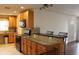 Updated kitchen with granite counters and breakfast bar at 9705 45Th N Way, Pinellas Park, FL 33782
