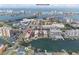 Aerial view showing building location near Clearwater Beach at 105 Island Way # 146, Clearwater, FL 33767