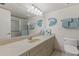 Clean bathroom with updated vanity and fixtures at 105 Island Way # 146, Clearwater, FL 33767
