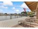 Private dock with lounge chairs and water access at 105 Island Way # 146, Clearwater, FL 33767