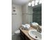 Bathroom with granite countertop and a sink at 1270 Gulf Blvd # 1206, Clearwater Beach, FL 33767