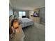 Main bedroom with ocean view and private balcony access at 1270 Gulf Blvd # 1206, Clearwater Beach, FL 33767