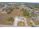 Aerial view of the property showing home, large yard, and surrounding area at 13101 Delbarton St, Spring Hill, FL 34609