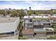 Aerial view of a three-story home and surrounding area at 162 E Davis Blvd, Tampa, FL 33606