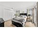 Cozy bedroom with a queen-size bed and plenty of natural light at 162 E Davis Blvd, Tampa, FL 33606