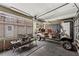 Garage with golf cart and storage shelving at 162 E Davis Blvd, Tampa, FL 33606