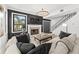 Sophisticated living room with sectional sofa and a statement chandelier at 162 E Davis Blvd, Tampa, FL 33606