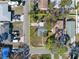 Aerial view of a single-story house with a yard at 1701 Mississippi Ne Ave, St Petersburg, FL 33703