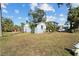 Blue house with backyard and grill at 1701 Mississippi Ne Ave, St Petersburg, FL 33703