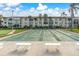 Community shuffleboard court with benches at 19029 Us Highway 19 N # 26-304, Clearwater, FL 33764