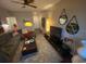 Comfortable living room with sectional sofa and large TV at 2010 E Palm Ave # 15305, Tampa, FL 33605