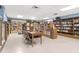 Quiet library with bookshelves and comfortable seating at 2461 Rhodesian Dr # 51, Clearwater, FL 33763