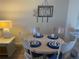 Charming dining room with a round table and four chairs, ideal for intimate gatherings at 2465 Northside Dr # 1203, Clearwater, FL 33761