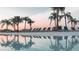 Resort-style pool with palm trees and lounge chairs at 32607 Turtle Grace Loop, Wesley Chapel, FL 33545