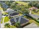 Aerial view of neighborhood and house with backyard at 3407 Walden Reserve Dr, Plant City, FL 33566